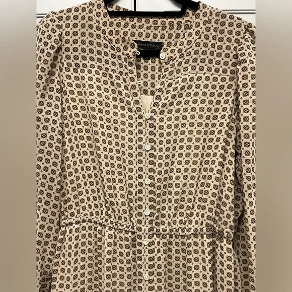 Banana Republic pleaded midi dress - Picture 4 of 11